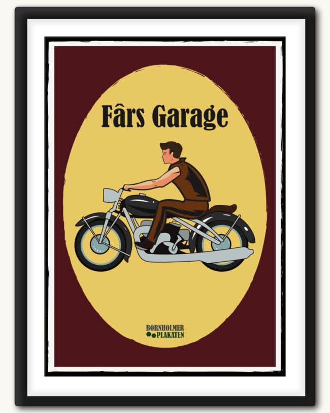 Plakat "fars garage"