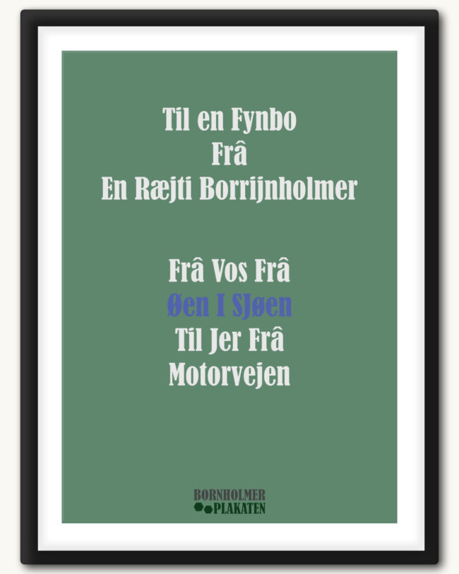 plakat "til en en Jyde"