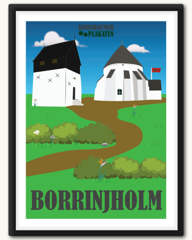 Plakat østerlars rundkirke
