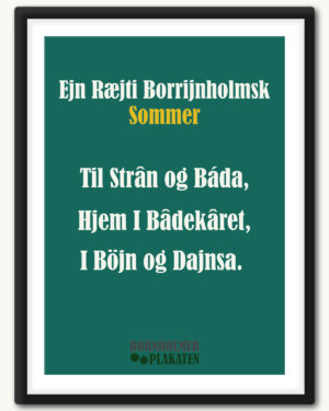 plakat bornholmsk sommer