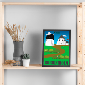 plakat af østerlars rundkirke