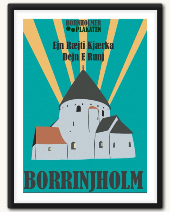 Olsker kirke plakat
