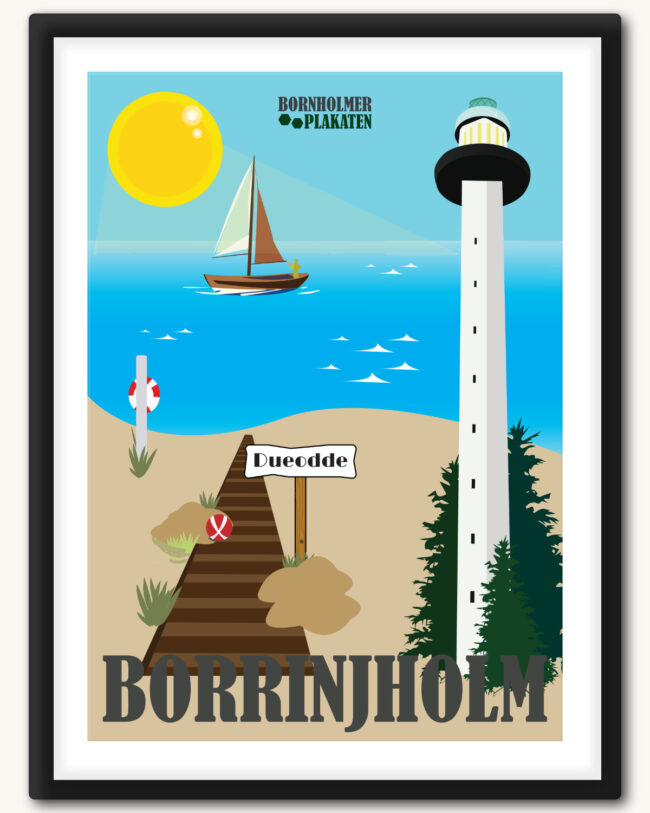 Billede af Dueodde plakat
