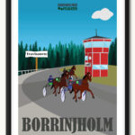 Billede af bornholms travbane plakat