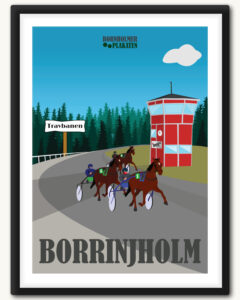 Billede af bornholms travbane plakat