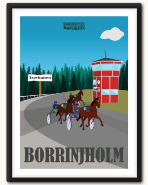 Billede af bornholms travbane plakat