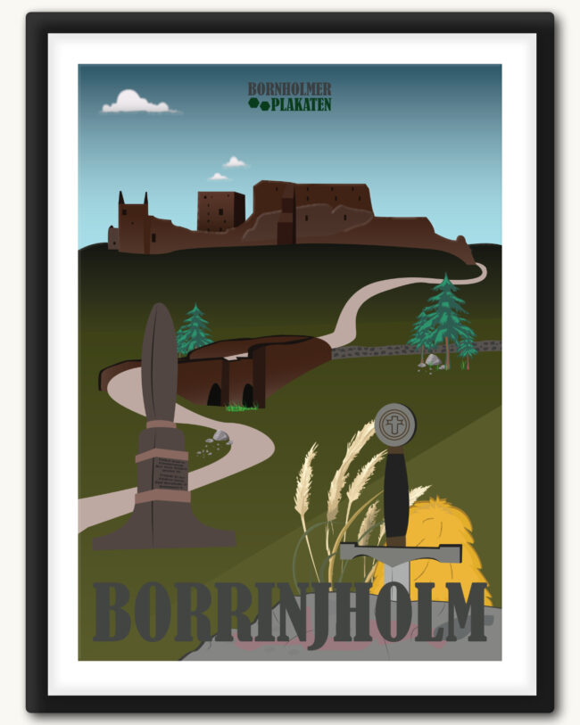 Billede af Hammershus plakat